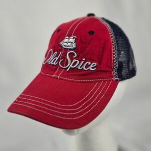 Old Spice #14 Tony Stewart Authentics NASCAR Hat Red Blue Baseball Cap Chase